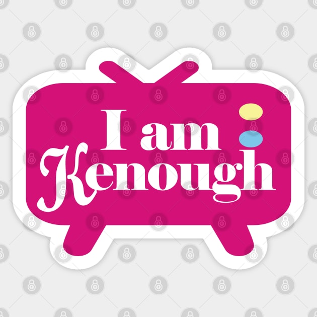 I am Kenough - Ken TV Sticker by EunsooLee